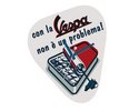 Vespa Wanduhr "Non è un problema" 40x30