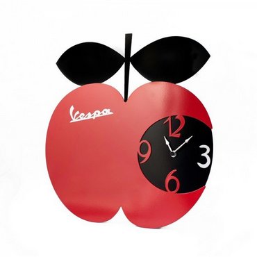 Vespa Wanduhr Apfel 